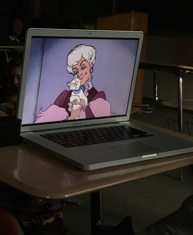 In Doug Showley's, English teacher, class students watched The Aristocrats and looked for different allusions in the movie.