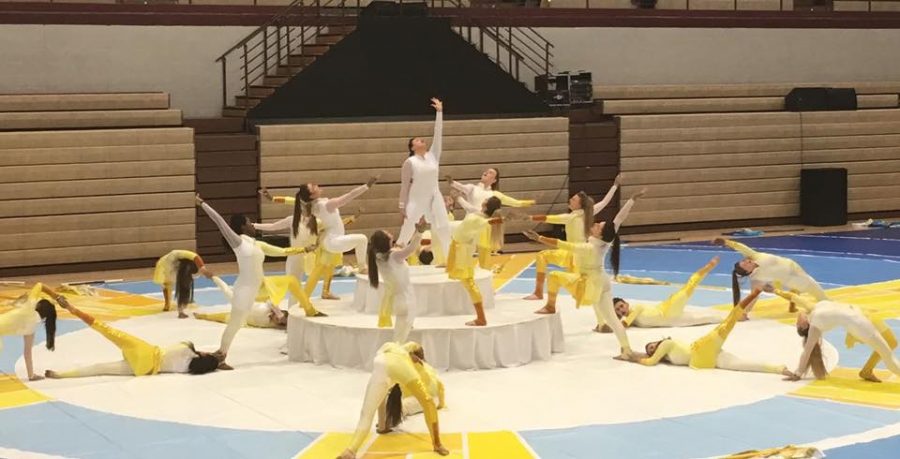 The Zionsville Winter Guard performs their show Daylight. 